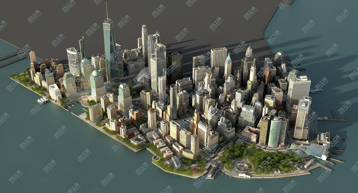 images/goods_img/20210113/3D Manhattan Lower Part1 2 3 Low Poly model/2.jpg